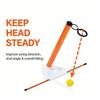 Adjustable Angles Ball Sport Trainer Position Correction Practice Rod Portable Training Tool For Correcting Swing Way