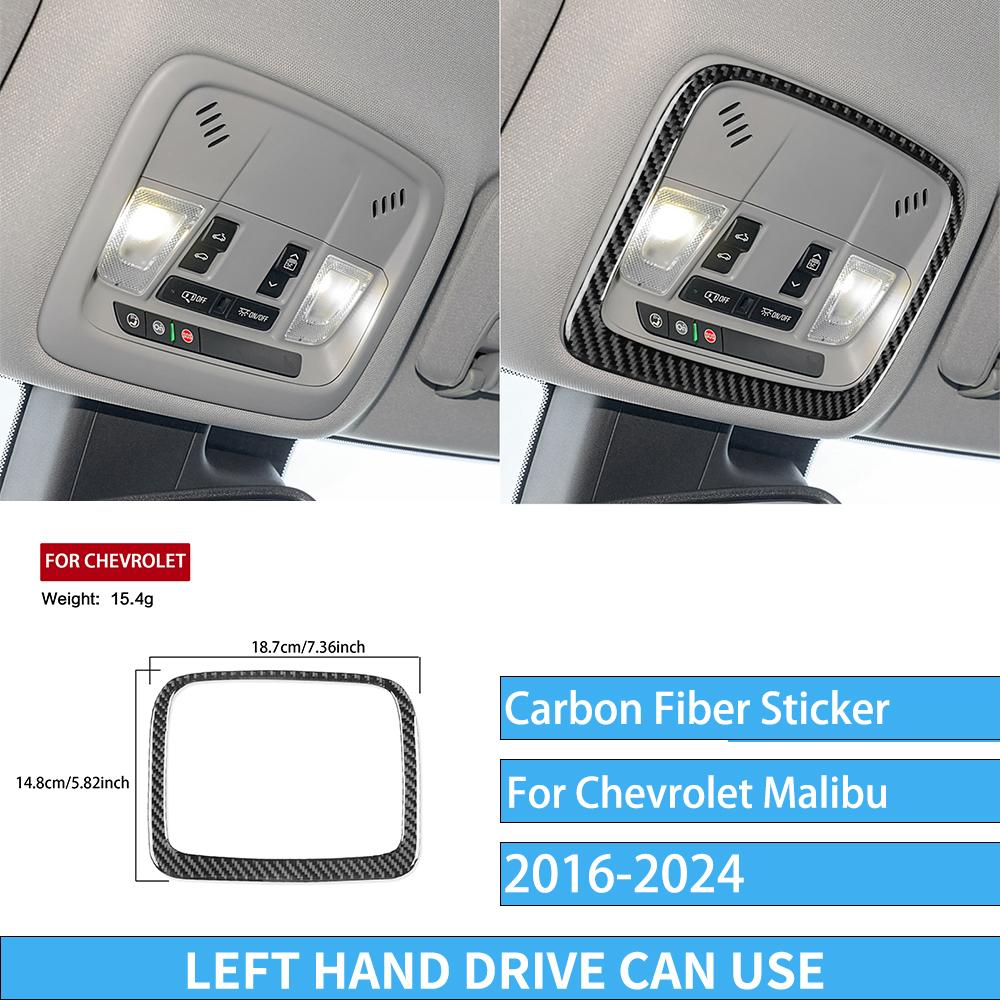 Carbon Fiber Car Accessories Gear Shift Dashboard Air Vent Interior Cover Trim Modified Sticker For Chevrolet Malibu 2016-2024