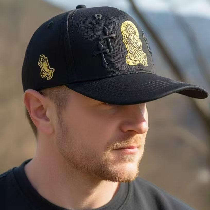 European & American Embroidered Cotton Sun Protection Unisex Baseball Cap