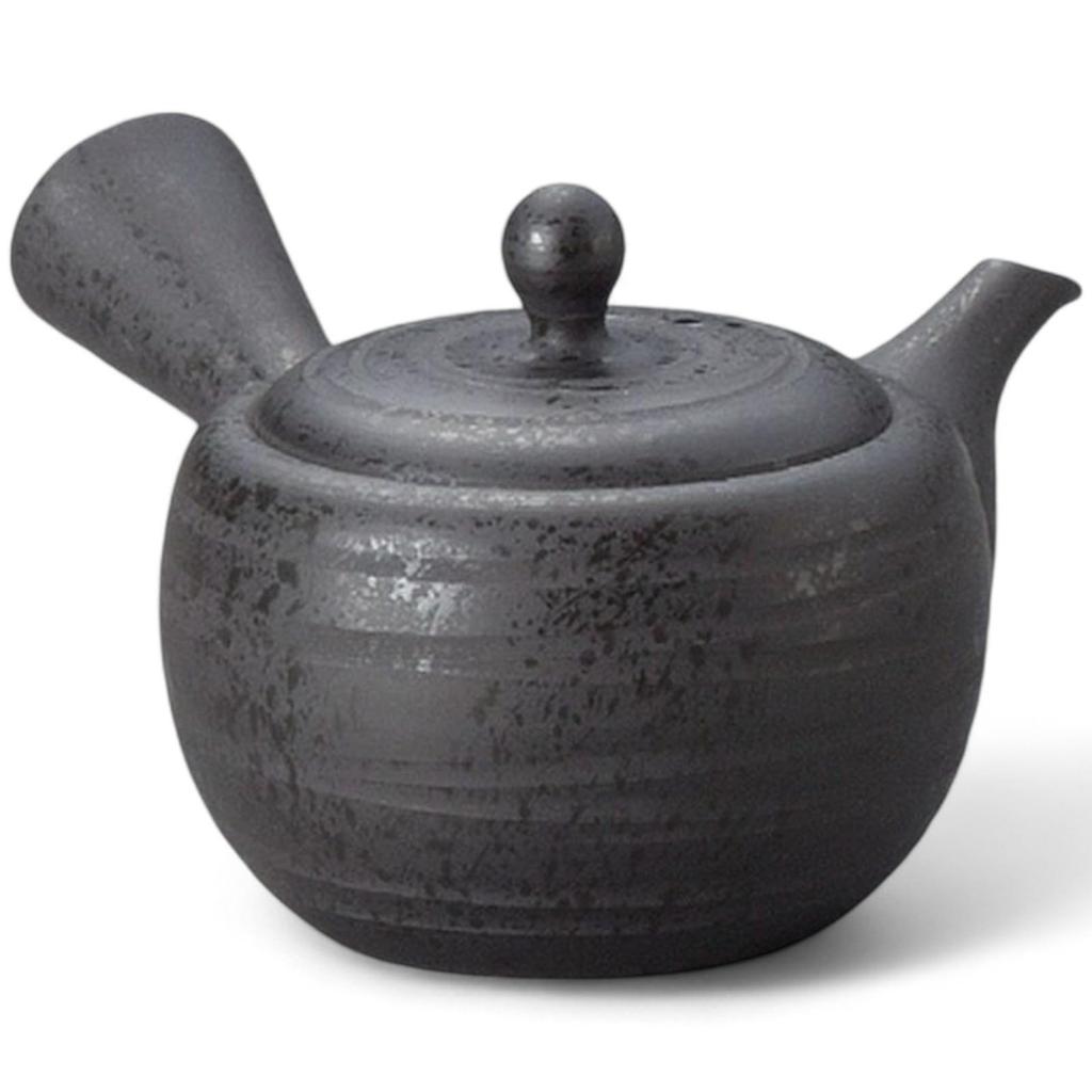 Green Tea Tokoname Refreshing Mesh Teapot with Tea Made in Japan J-kitchens Pot, Ware, Strainer, 220cc,