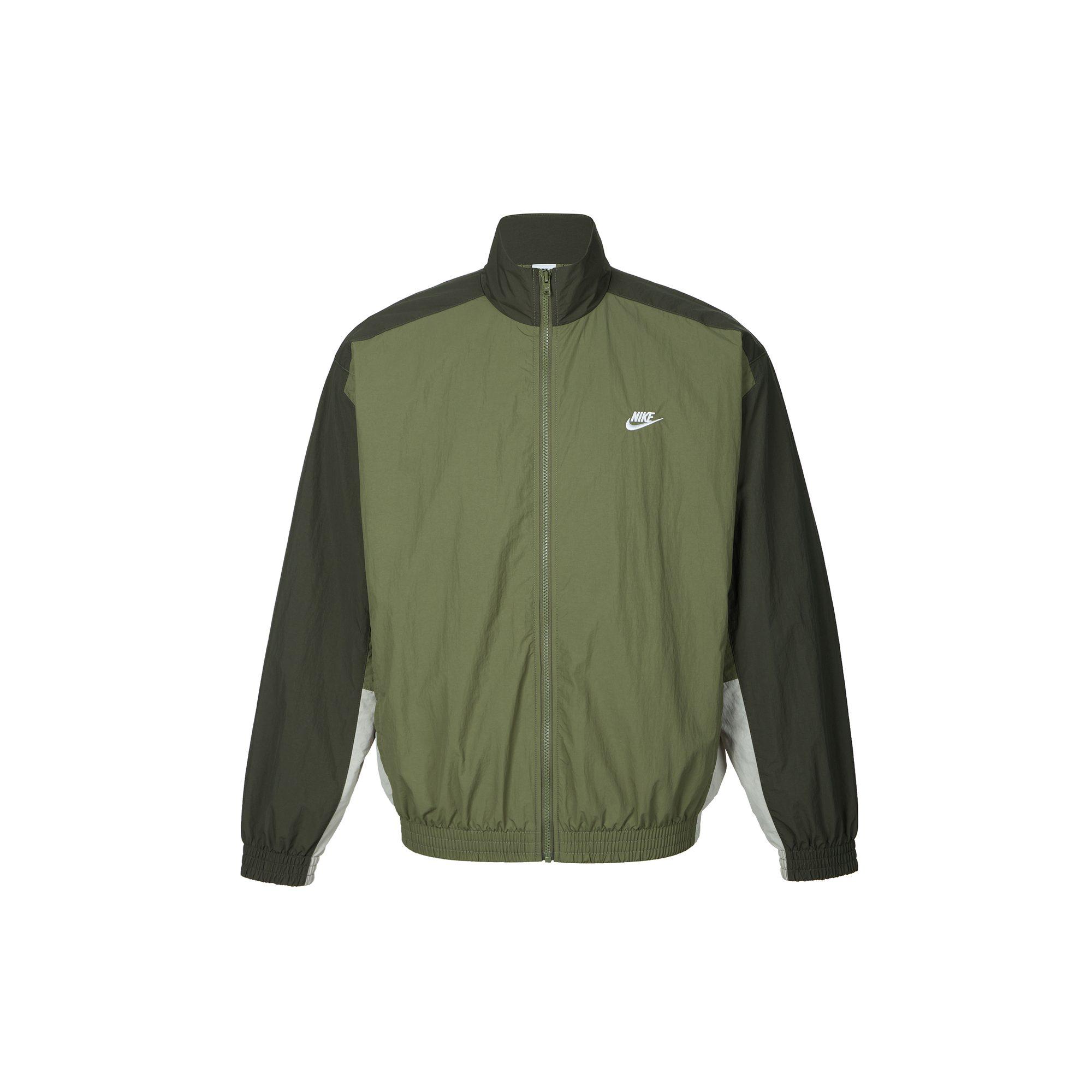Nike Jackets Men`s Olive Green Stand