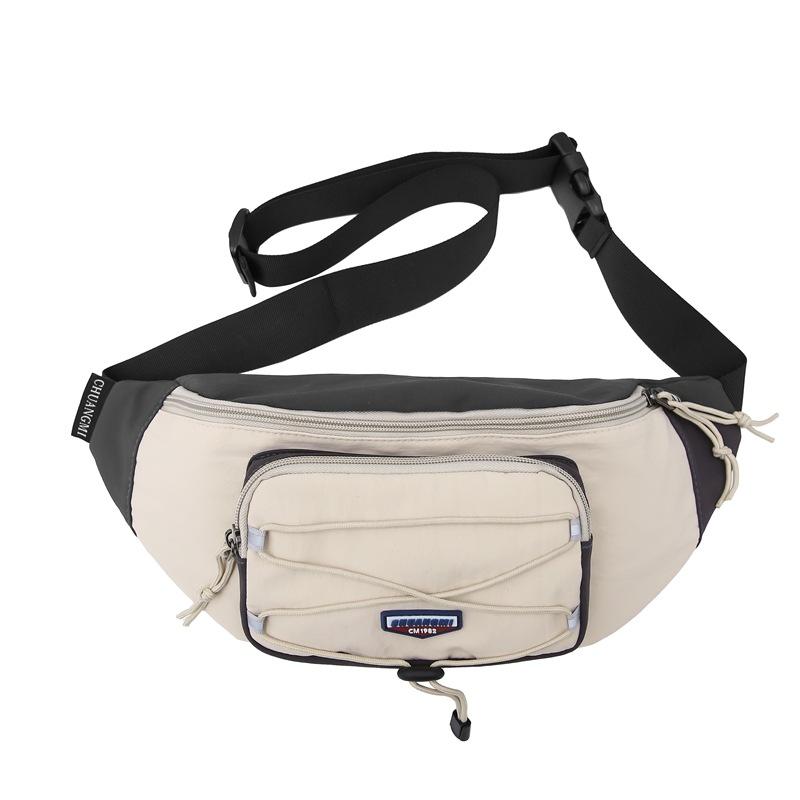 Chest Bag Men's Solid Color Shoulder Bag Crossbody Bag Women Waist Bag