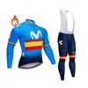 Winter Thermal Cycling Jersey Bib Pants Set Men Women Long Sleeve Fleece Warm Mountain Bike Outfit