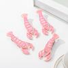 Trendy Crustacean Inspired Acetate Hair Clip For Women Cute Lobster Design Secure Grip Lightweight Hair Accessory