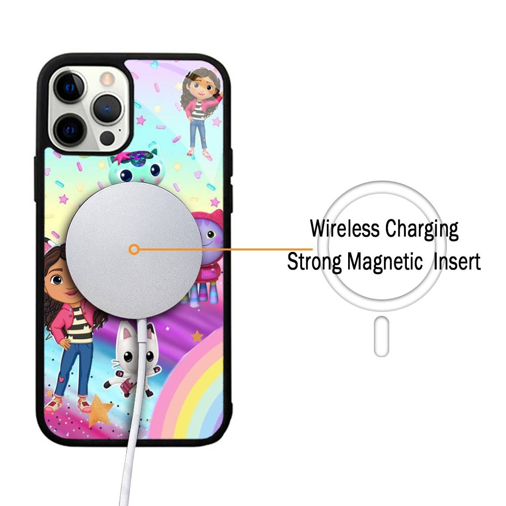 Cute G-Gabbys D-Dollhouse Promax Magnetic For iPhone 17 16 14 13 12 11 15 Pro Air Max Plus Phone Case Wireless Charge