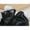 Flying Eagle PU Dog Clothes Plus Velvet Warm Pet Dog Coat Winter Thicken Leather Puppy Jacket Clothes For Small Medium Dogs Cats