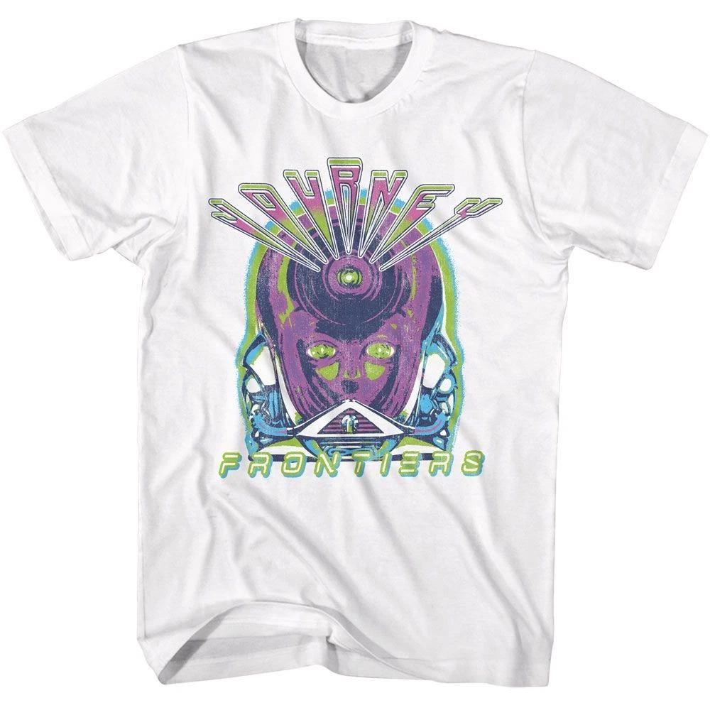 Journey Frontiers Neon American Classics White Solid Short Sleeve Children s T-shirt 100