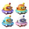 Back UFO Car Toy Inertial Drive Children Cartoon Spaceship Toddlers