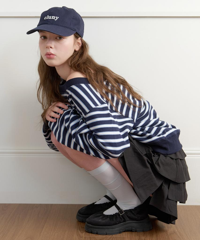 CLUNY Cluny Logo Ball Cap - Navy