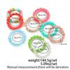 4Pcs Stackable Beads Bracelet Set Multicolor Cuff Bracelet Set New Round Bangles  Women