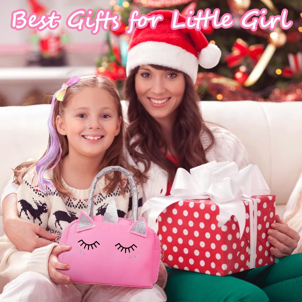 Sendida Makeup Set with Portable Makeup Bag and Electronic Mobile Makeup Toy with Eyeshadow and Easy Makeup Gift for Ages 6 and Up Kids' Toy, Girls'