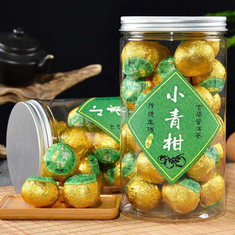 Bio-Pu-erh-Tee mit Mandarinen-Schale 250g Gereifter Schwarzer Tee Natürlicher Energie-Boost