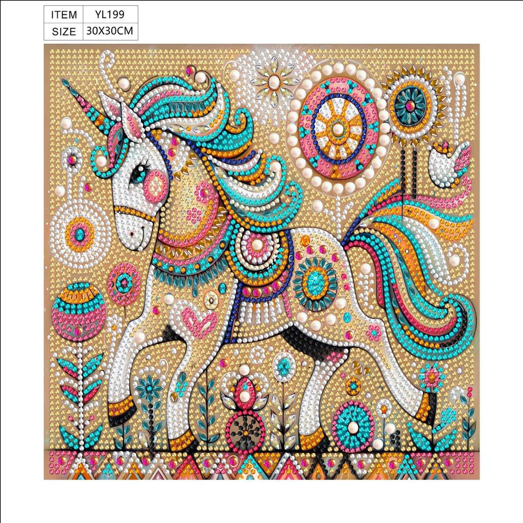 30 * 30 Special-shaped Diamond Painting Full of Diamonds Handmade Sticker Material Package, Diamond Sticker DIY Decorative Painting