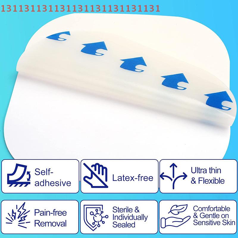 1 st Ultratunna hydrokolloidförbandspatchar Sårförband Självhäftande Andningsbart Vattentätt Transparent Pad Hjälper Sårläkning