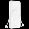 Universal 10000mAh Wireless Power Bank with Built-in Cables