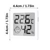 High precisions LCD Display Humidity Temperature Meter Magnetic Mount Stand Base ABS Universal for Home Office Use