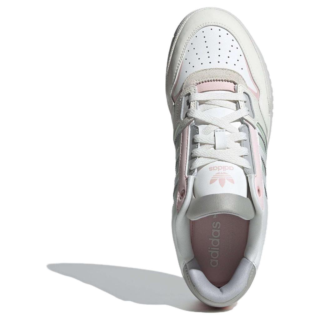 Adidas Originals Drop Step 2.0 Comfortable Versatile Non-Slip Durable Low-Top Skate Shoes Women Sneaker White Pink JP5888