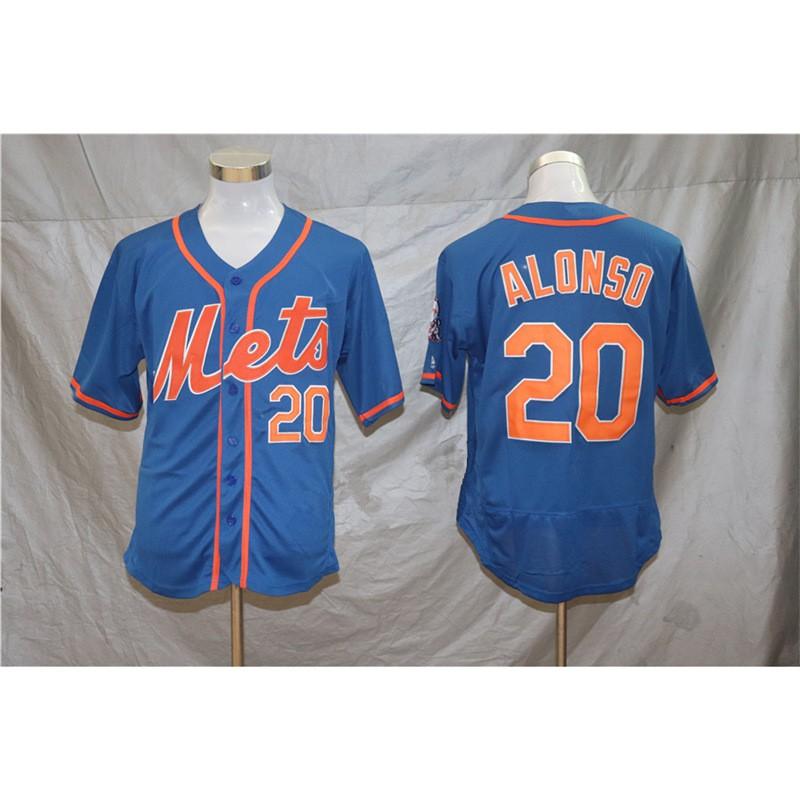 New York Mets Baseball Jersey Unisex Fan Edition Embroidered Team Uniform Top Sportswear