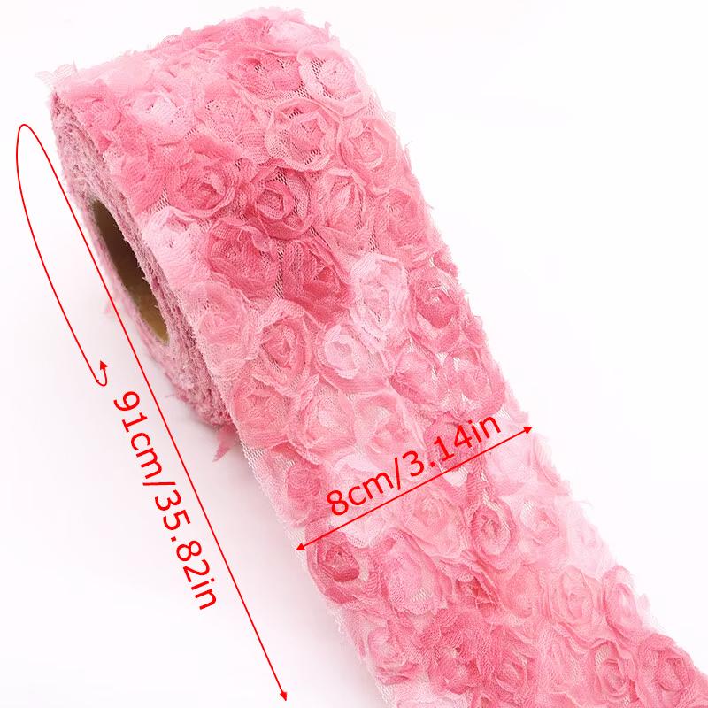 DIY Verzierung Mesh Party-Accessoires Kleid Stickerei Tasche Dekorationen Rosenblätter Vorhänge Geschenk