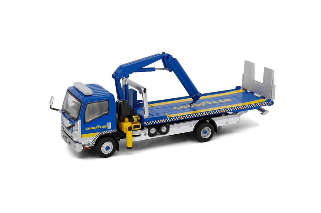 Good Year Isuzu N Series Flatbed Trailer Diecast Model Car