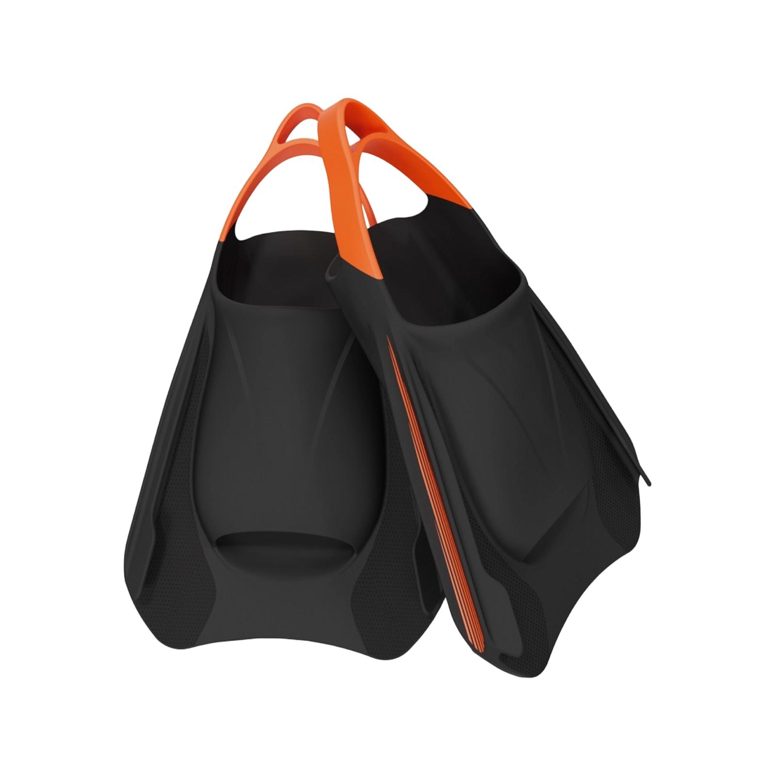 

Adjustable Swim Fins for Swimming Training Short Blade Design Comfortable Foot Pocket Suitable for Adults and Youth S оранжевый