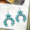 Ethnic Earrings Turquoise Earrings Set, Bohemian Vintage Earrings