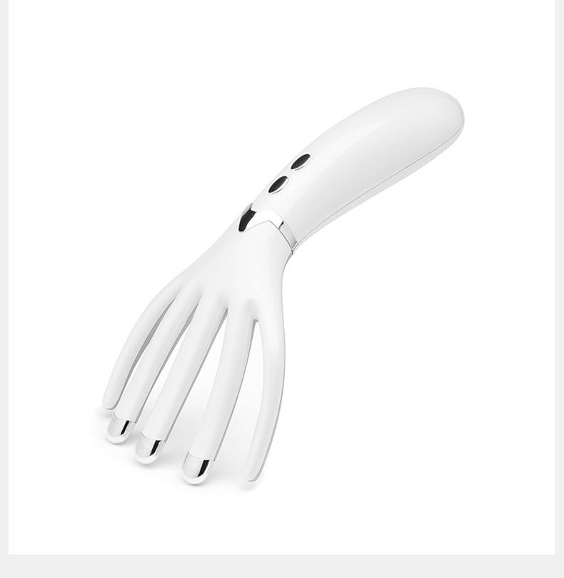 Rechargeable Mini Massager Multifunction Heating Massage Electric Portable Massage Comb Head Massage New Style