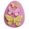Sommerfuglform Silikon Bakeutstyr 3D DIY Form Fondant Kakedekorering