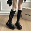 But knee boots women's shoes 2025 new summer high boots platform-soled western knight boots high heels boots