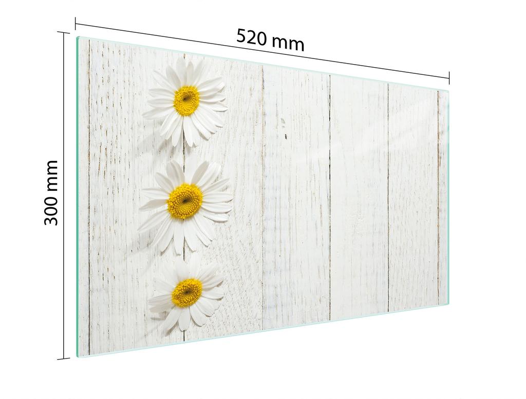 PLANCHE À DÉCOUPER EN VERRE 52x30 BOIS