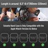 Paslanmaz Çelik Kasa+Kauçuk Kayış IWatch 9 45mm 44MM için Silikon Bant Modifikasyon Kiti Apple Watch Serisi 9 6 5 4 SE 8 7 45 için