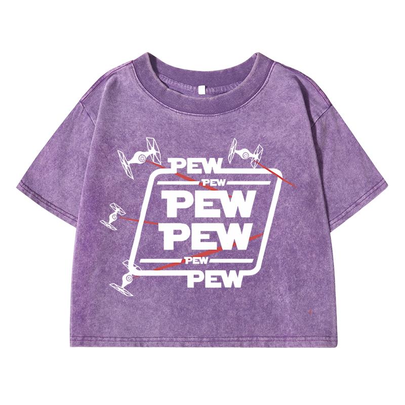 Simple Letter Printing Women Wash Short T Shirt Summer Breathable Tshirt Street Tees Casual Distress Retro Tops Female