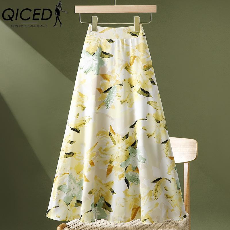QICED 18 Color Women's Fashion Casual Summer Spring Skirt