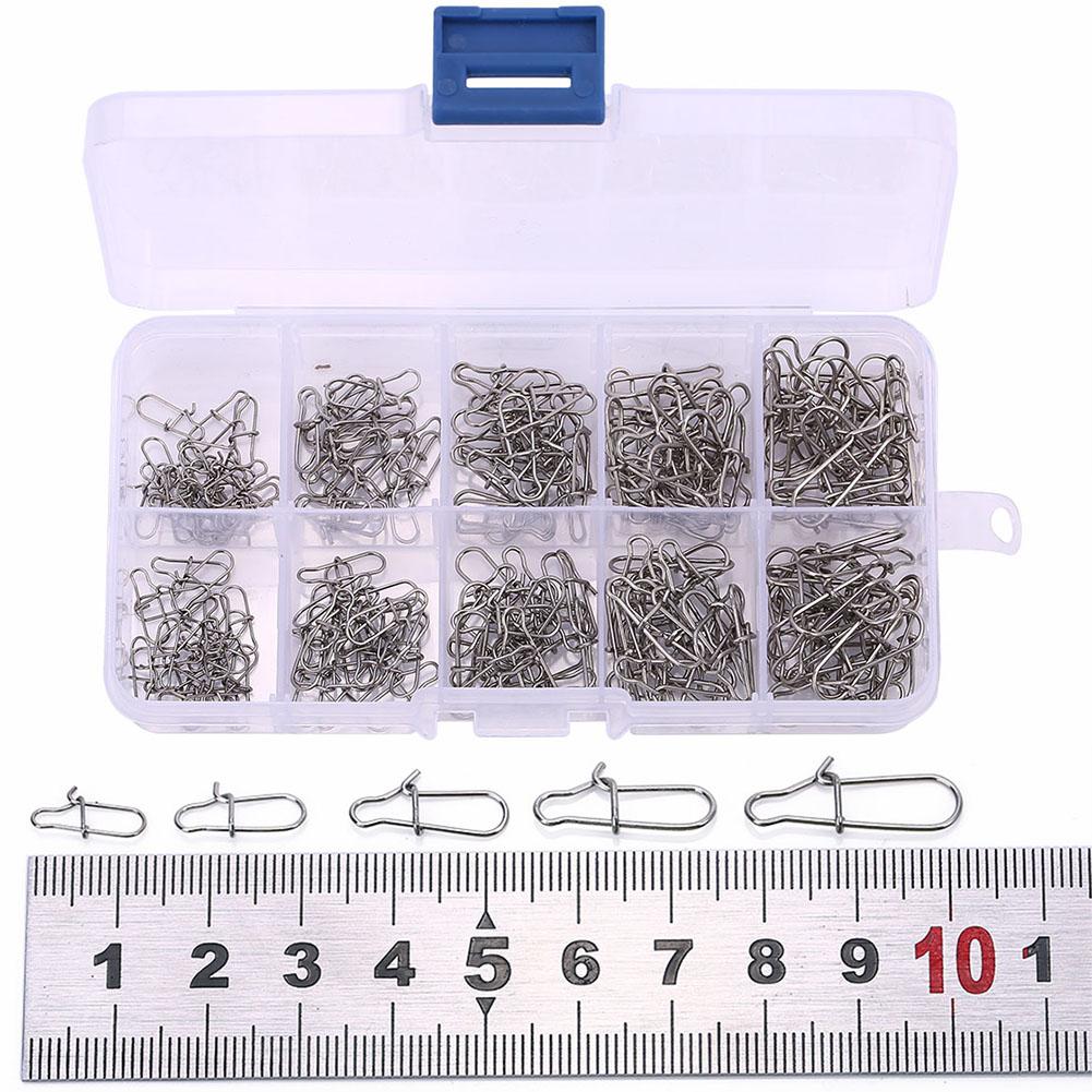 200pcs box Carp Fishing Snap Pin Connector Carp Fishing Link Rigs Sea Fishing Accessories