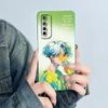 For Realme 7 RMX2151 RMX2155 Phone Case Realme7 4G Back Cover Soft Silicone Sweet Lovely Cartoon Panda Flower Printed Coque Capa