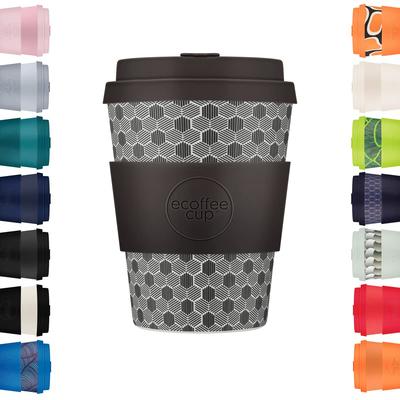 Ecoffee Cup (Eco-Coffee Cup) Reusable Cup and Saucer, Eco-Friendly, 350ml, 812 004