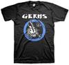 New Authentic The Germs GI Mohawk Skull Ripper Punk Black Flag Band T-Shirt