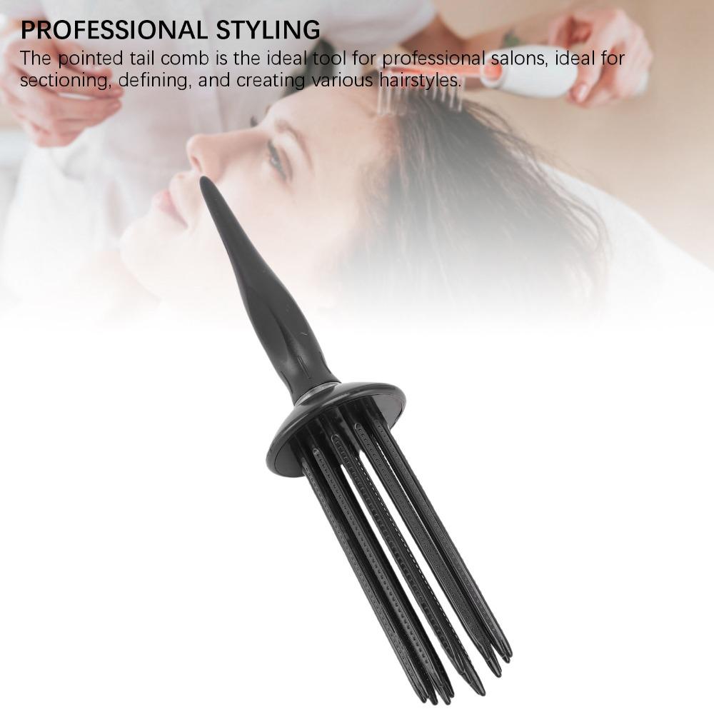2pcs Textured Grip Curling Roll Comb Easy Styling Hair Curling Tool Travel Styling