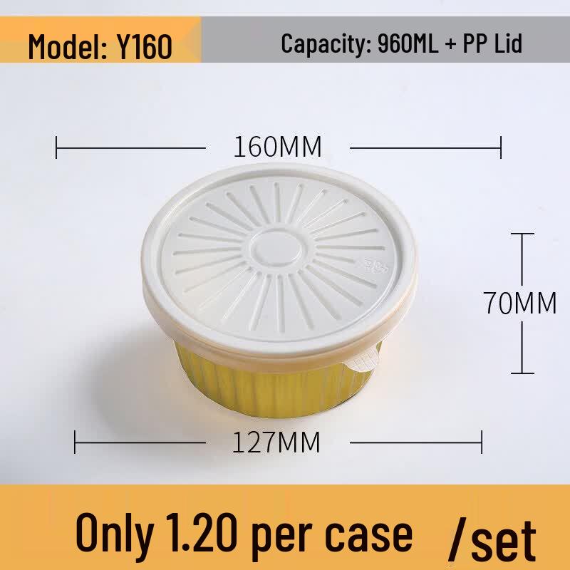 Qiwei Disposable Aluminum Foil Baking Takeaway Containers