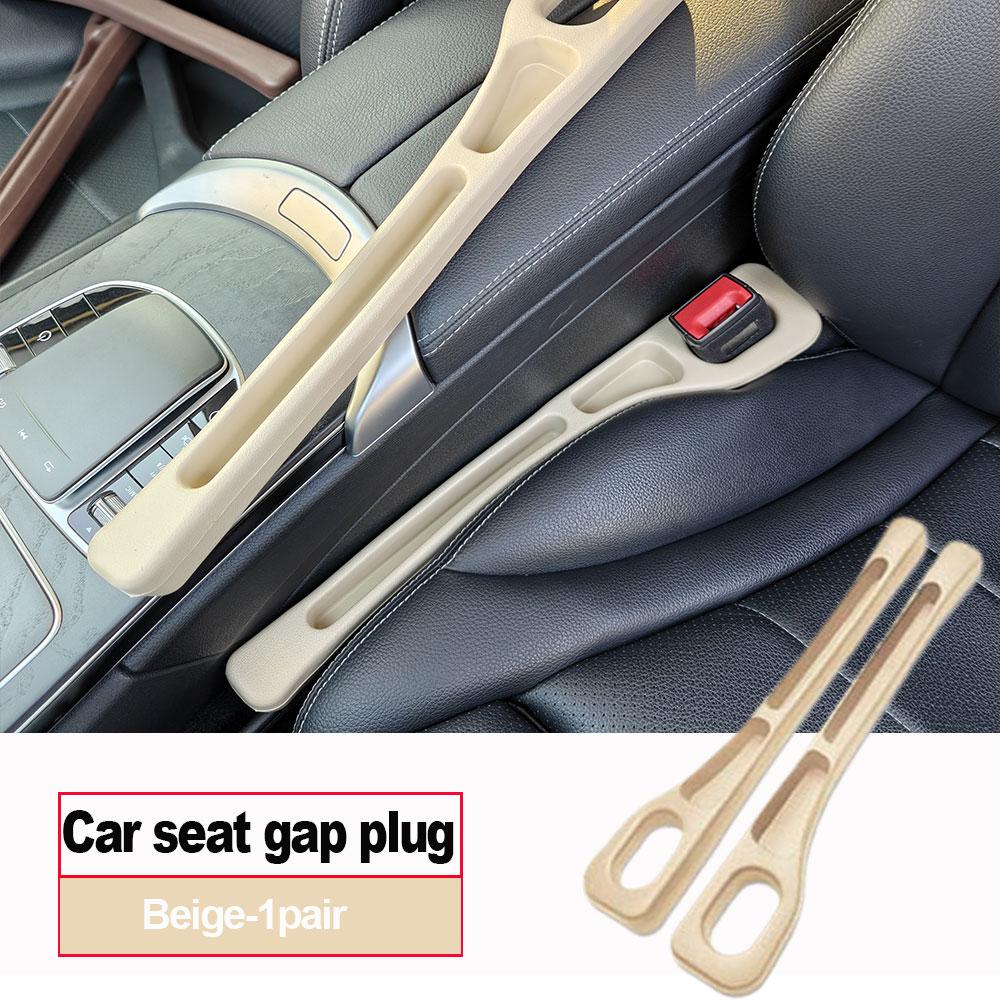 2pcs Universal Car Seat Gap Filler, Leakproof Anti-Loss with Multi-Pocket Organizer, for Sedan SUV Truck Auto Interior Storage