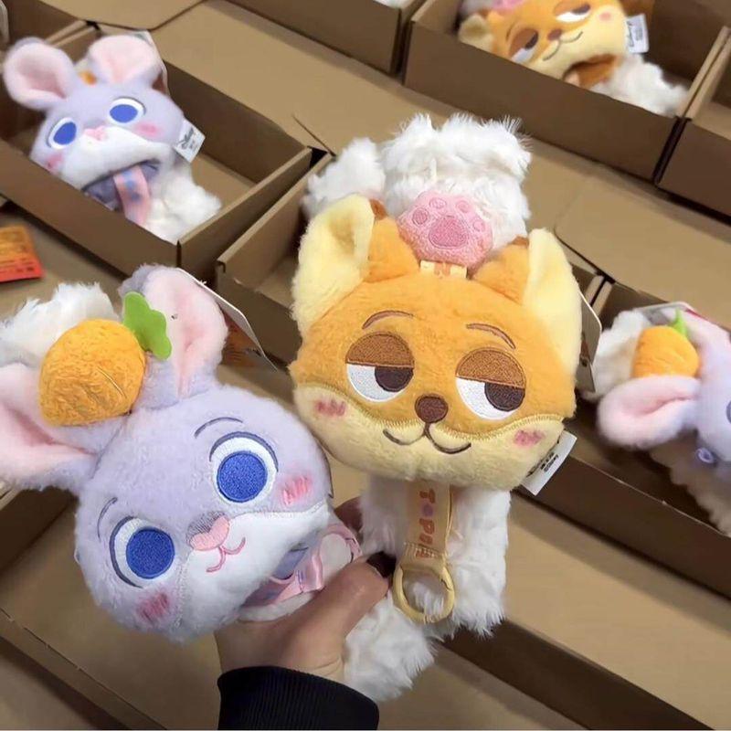 Zootopia Car Seatbelt Shoulder Pads Judy Nick Plush Coin Purse Cute Doll Couple Set