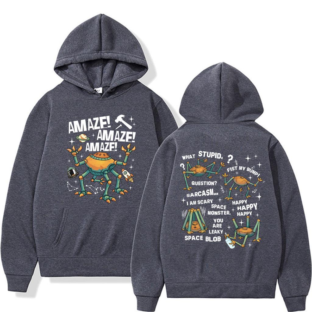 Rocky Amaze Project Hail Mary Book Inspired Funny Hooded Sweatshirts Men Women Oversized Hoodies Streetwear