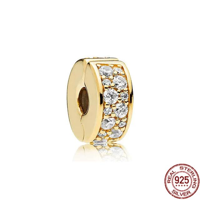 Bande de cœurs et pavé d'étoiles de mer, breloque à Clip en argent Sterling 925, perle adaptée au Bracelet de mode Original, bijoux fins, cadeau à faire soi-même