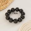 Colorful Big Bead Bracelet Resin Punk Statement Wristband Holiday Jewelry Accessory for Women