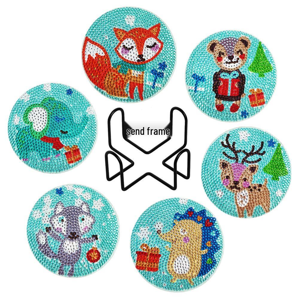 

DIY Mandala Diamond Painting Coaster & Placemat Set