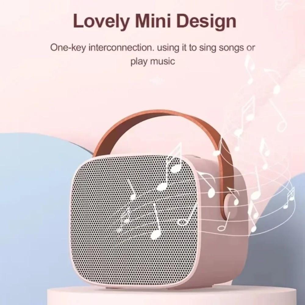 Portable Mini Bluetooth Speaker Karaoke Machine Karaoke Speaker  Party Gift