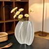 Modern Home Decor Accessories 3D Printed Irregular Vase Decorative Flower Minimalist Floral Arrangement Small Indoor Plant Containers Holder,