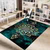 1PC Mandala Lotus Extra Large Non Slip Floor carpet, Office, family, Studio   Large Area Rug Indoor Rugs, Bold Statement Piece