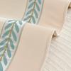 Cream Wind Four Seasons Universal Sofa Cushion Chenille Anti Slip Couch Mat Color Embroidered Wheat Leaf Edge Sofa Cover