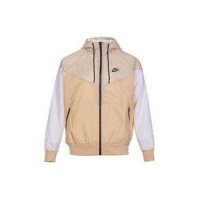 Sportswear Windrunner Training Jacket With Color-Block Logo And Hood Men Outerwear Khaki DA0002-268